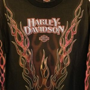 VINTAGE HARLEY DAVIDSON LONG SLEEVE TEE 1999